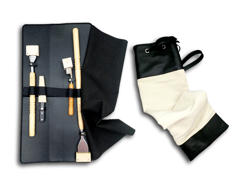 BLUE FARM | Due Buoi knives. 7154. Chisel for ice with forged shaped blade