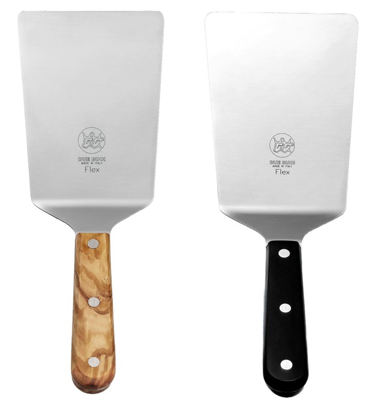BLUE FARM | Due Buoi knives. 806CF. Flexible stainless steel spatula. 2 models available
