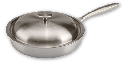 KALINDRA | Tritania. Titanium pan with lid. Ø 24 x 5 h