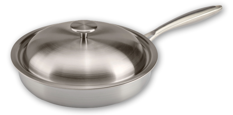 KALINDRA | Tritania. Titanium pan with lid. Ø 24 x 5 h