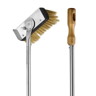 BLUE FARM | Lilly. Drehbare Messingbuerste 17 x 5,5 cm - h 170 cm