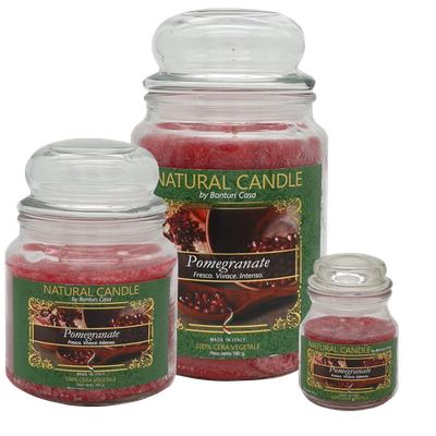 KALINDRA | Bonturi. Tutti Frutti Line: Jar Candles. Pomegranate