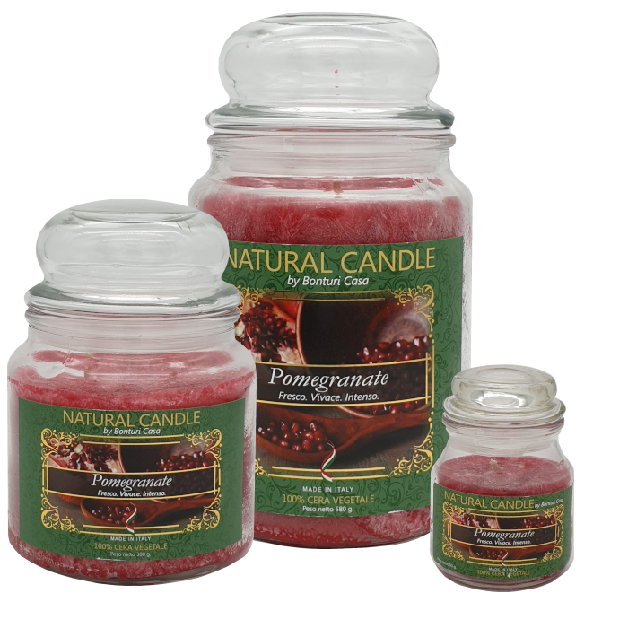 KALINDRA | Bonturi. Tutti Frutti Line: Jar Candles. Pomegranate