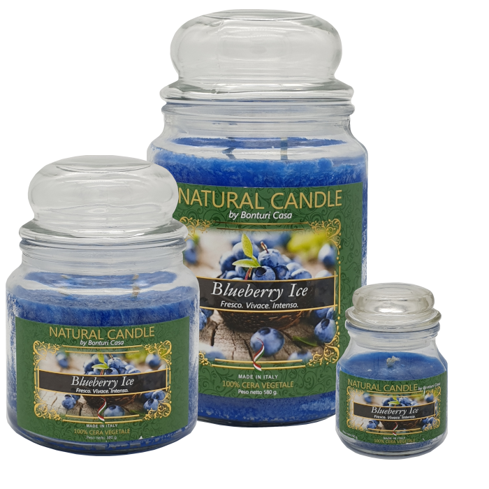 KALINDRA | Bonturi. Tutti Frutti Line: Jar Candles. Blueberry ice