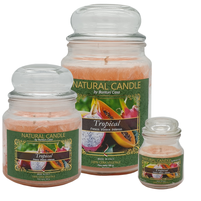 KALINDRA | Bonturi. Tutti Frutti Line: Jar Candles. Tropical fruits