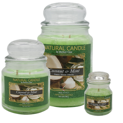 KALINDRA | Bonturi. Tutti Frutti Line: Jar Candles. Coconut and mint