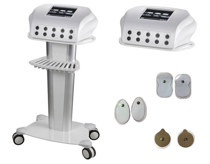 BLUE FARM | Weelko. EMS Electroestimulador digital con 10 x 2 salidas.