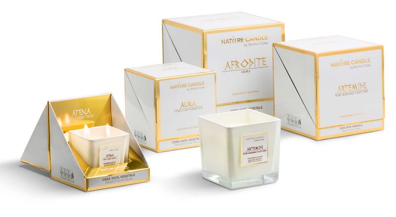 KALINDRA | B Casa. Línea Le Divine: Aura velas de lujo. Cypriol y notas aromáticas