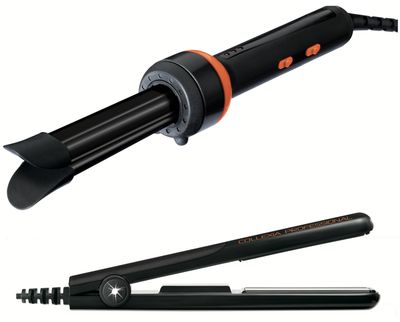BLUE FARM | Tenacta IMETEC. Titanium coated hair curling iron and straightener kit​​
