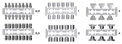 BLUE FARM | Lombard. Disposable carbon steel gouge blades
