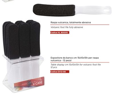 BLUE FARM | Lombard. Volcanic foot rasp, totally abrasive