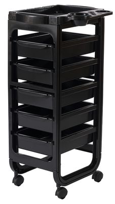 BLUE FARM | Comby. Hairdressing trolley with 5 drawers