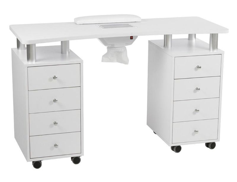 BLUE FARM | Weelko. Distal. White wooden manicure table