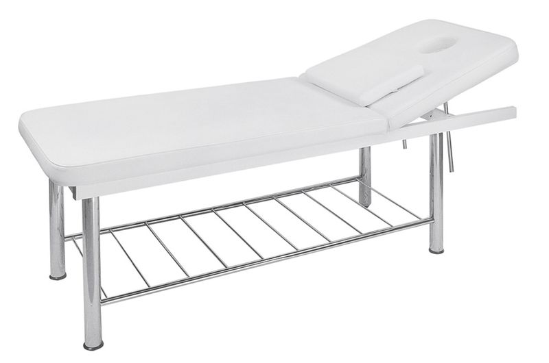 BLUE FARM | Weelko. Ilim. Massage and physiotherapy table with 1 joint and "material holder" shelf