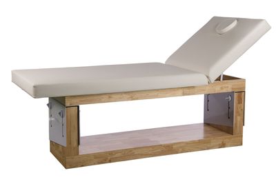BLUE FARM | Weelko. Occi. Fixed bed in natural wood with 1 joint