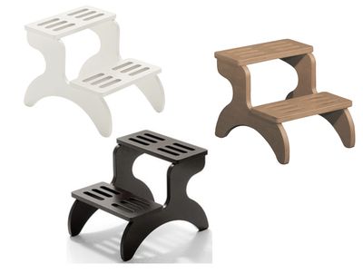 BLUE FARM | Vismara. Dan. 2-step ladder in birch plywood