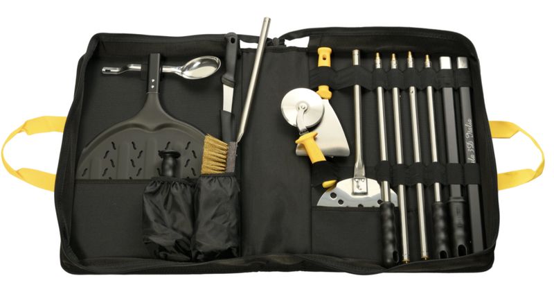 BLUE FARM | Lilly. Fabric pizza-makers suitcase completed with 7 articles