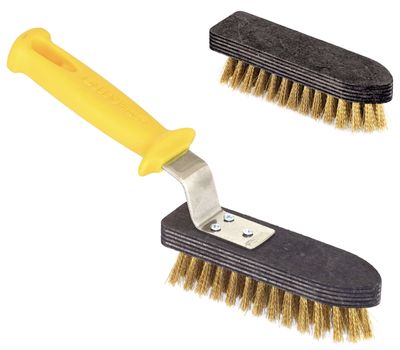 BLUE FARM | Lilly. Cepillo de latón para limpieza de parrillas y platos.