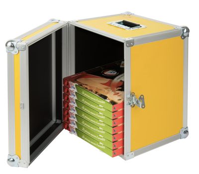 BLUE FARM | Lilly. Harter Pizzabehalter in Alveolaerplastik. 5 Größen