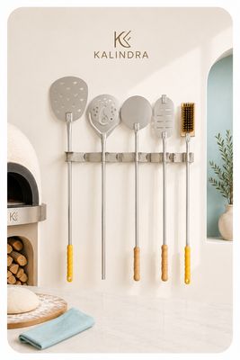 Soportes Profesionales para Palas de Pizza y Utensilios de Pizzaiolo