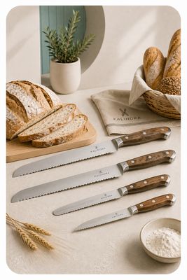 Couteaux Professionnels à Pain pour Boulangeries