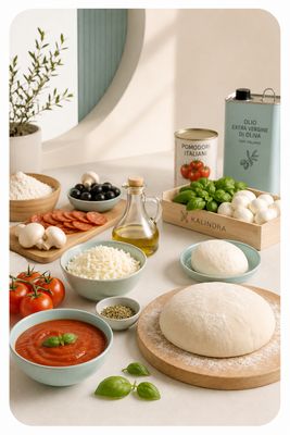 Ingredientes y Condimentos para Pizza