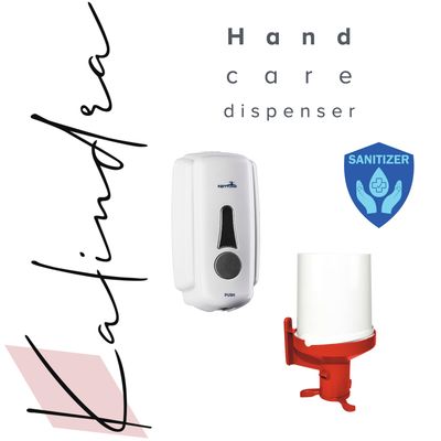 Dispensers for liquid, cream, foam and hand-cleaning paste detergents