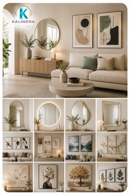 Espejos y Cuadros: decoración para paredes modernas