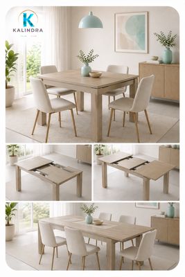 Mesas Cuadradas Extensibles: diseño, espacio y versatilidad