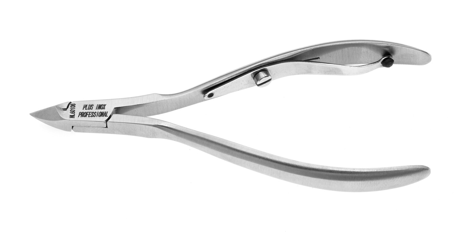 Stainless steel skin nipper, single spring 9.5 cm - 7 mm cut. Kalindra cutlery