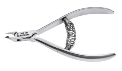 Cuticle nippers with spring inox, box joint, cm 12 - 5 mm edge. Kalindra cutlery
