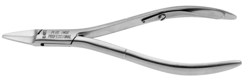 Eingewachsene Nagelzange gerade 13 cm aus der X-Care-Linie. Hergestellt aus kohlenstoffreichem Edelstahl. Kalindra Besteck
