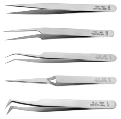 Professional Eyelash Tweezers 13 cm in Stainless Steel. Kalindra cutlery