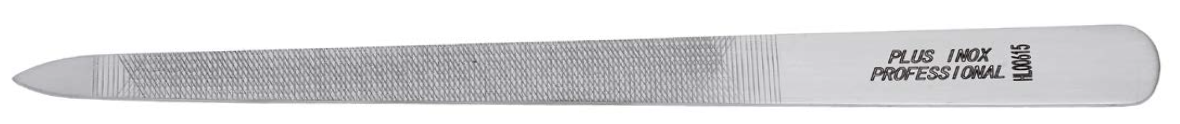 Stainless steel nail files with high carbon content. Sanitizable and sterilizable in an autoclave. Kalindra Cutlery