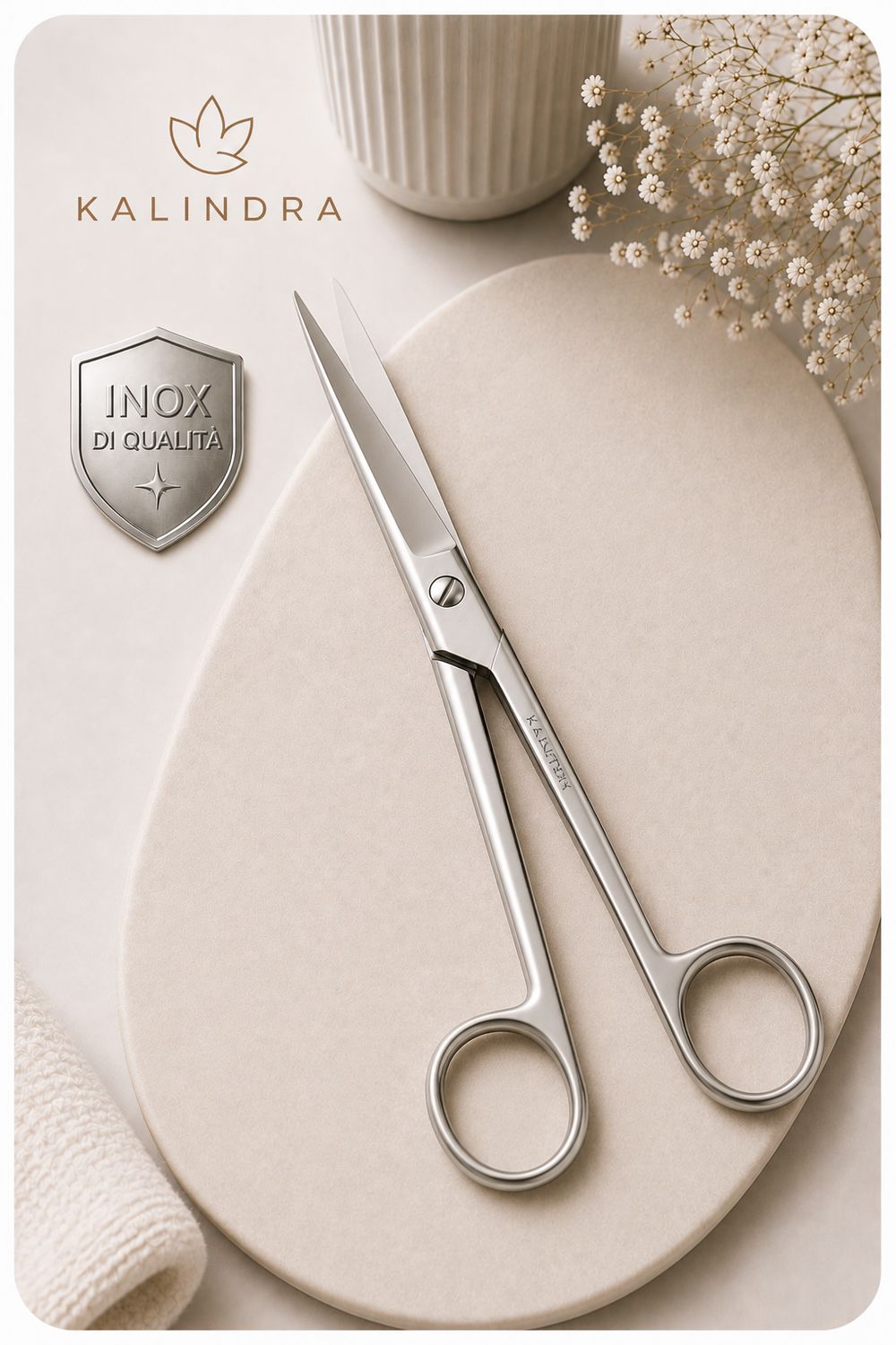 Stainless Steel Multi-Purpose Scissors 13 cm - 5.12". Kalindra Cutlery