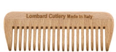 Natural wood beard and mustache comb, 9 cm. Kalindra cutlery