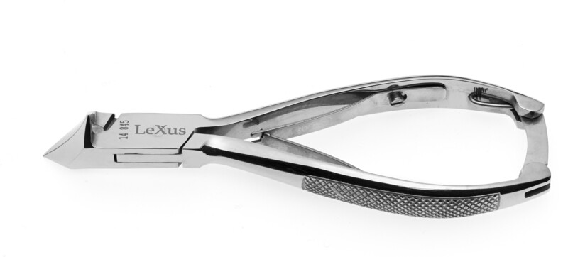 Coupe-ongles pour pieds en acier poli. Luna, encastré, 14 cm. Couverts Kalindra