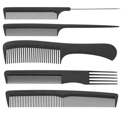 Professional antistatic carbon combs. Kalindra cutlery Professional antistatic carbon combs. Kalindra cutlery