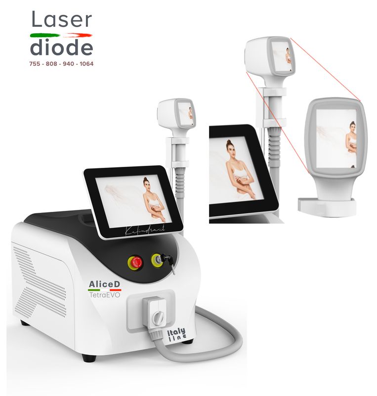 KALINDRA | BF Tech. AliceD TETRA EVO. Diode Laser for Hair Removal and PhotoStimulation, Tabletop or Trolley Version