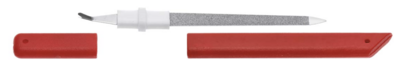 SKILL: nail file and cuticle remover - 4 colors available. Kalindra cutlery
