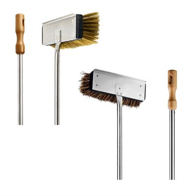 KALINDRA | Lilly. Fixed brush available with brass bristles and natural fiber bristles, 22 x 7 cm - h 170 cm