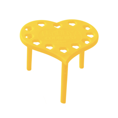 KALINDRA | Lilly. Heart-shaped PP pizza savers for takeaway Ø 5 cm - h 4 cm