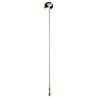 KALINDRA | Lilly. Half-moon rotating brass brush - h 170 cm