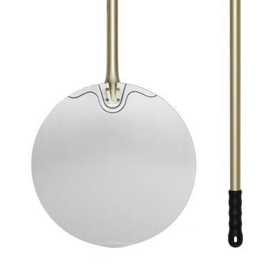 KALINDRA | Lilly. CANADA. Multi-purpose round pizza peel in aluminum alloy. Diam.: 33 cm / 40 x h 135 cm