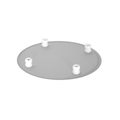 KALINDRA | Lilly. Aluminum rimmed plate for display/serving with feet. H mm 40