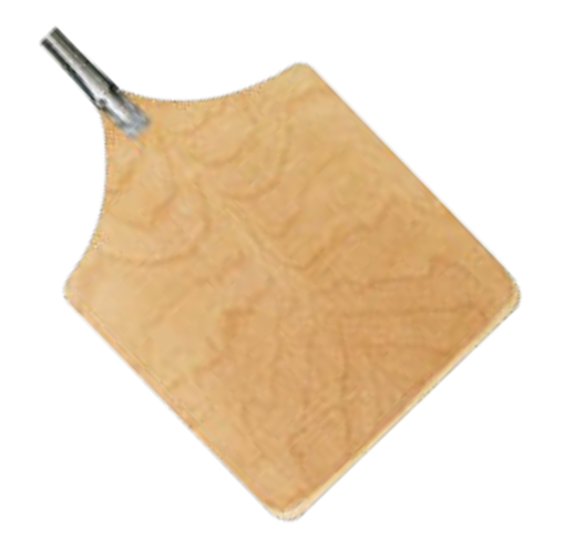 KALINDRA | Lilly. Wooden bread peel with stainless steel attachment Ø 3 cm. 2 models available