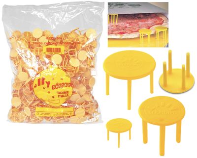 KALINDRA | Lilly. Cylindrical PP Non-Toxic Pizza Spacers for Takeaway