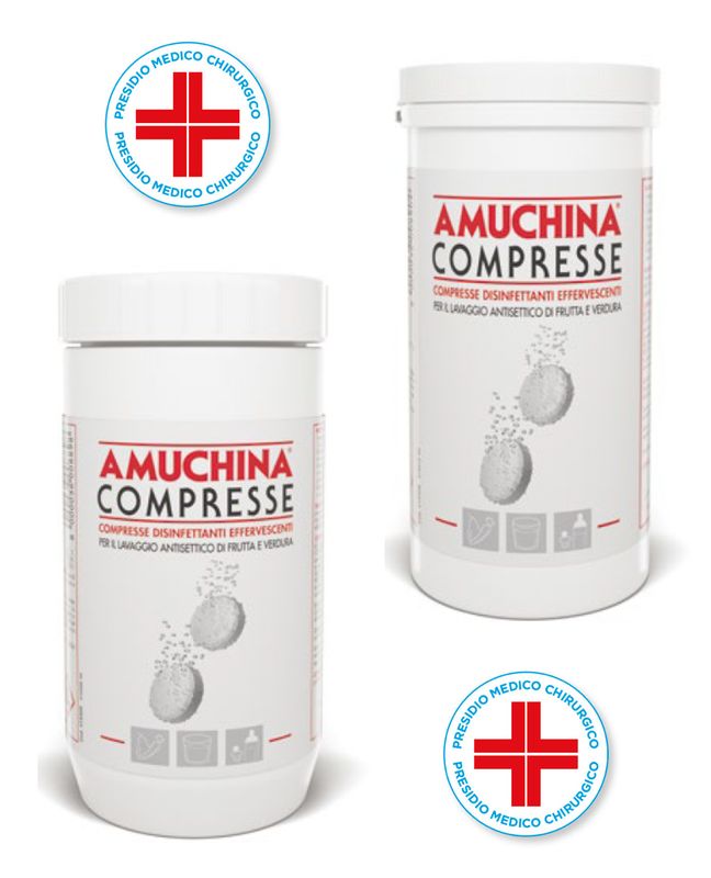 BLUE FARM | Amuchina. Tablets for antiseptic washing and disinfection of objects