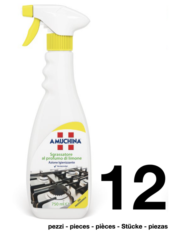Amuchina. Lemon degreasing spray detergent - 750 ml