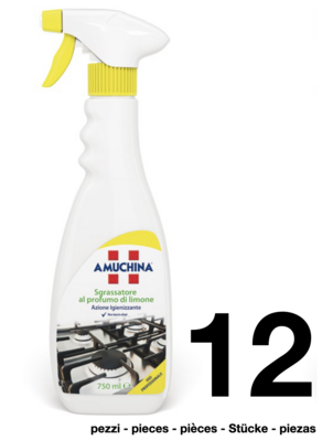 Amuchina. Lemon degreasing spray detergent - 750 ml